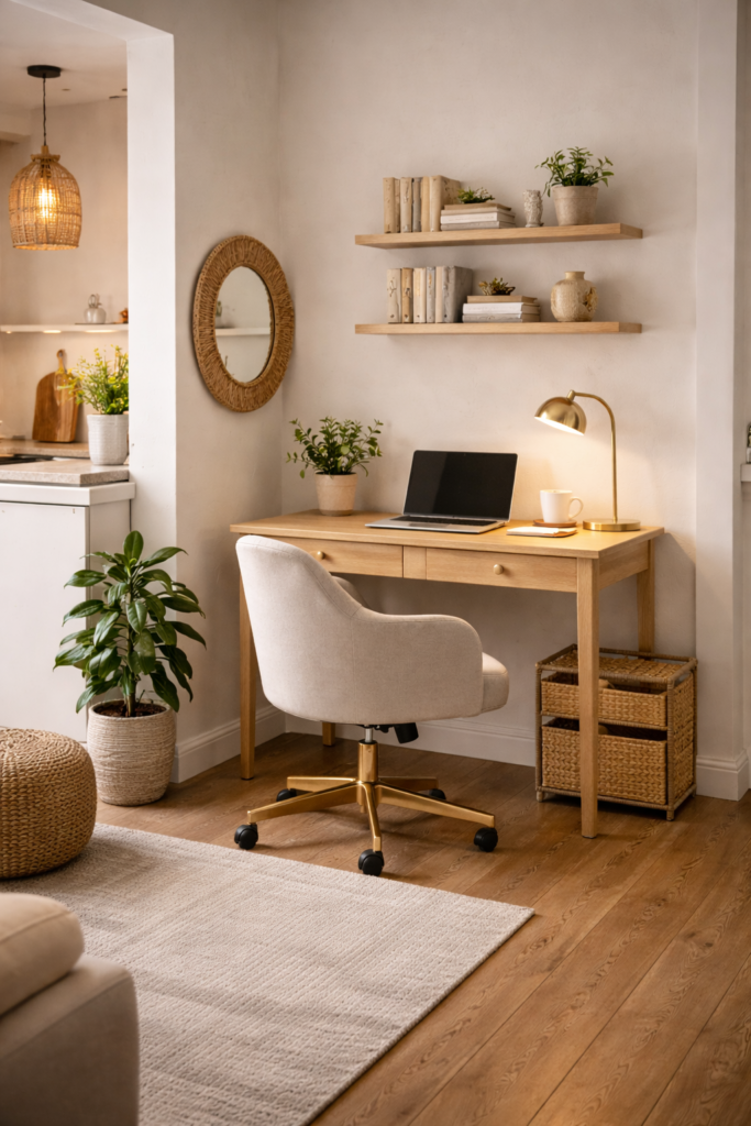 small apartment home office setup